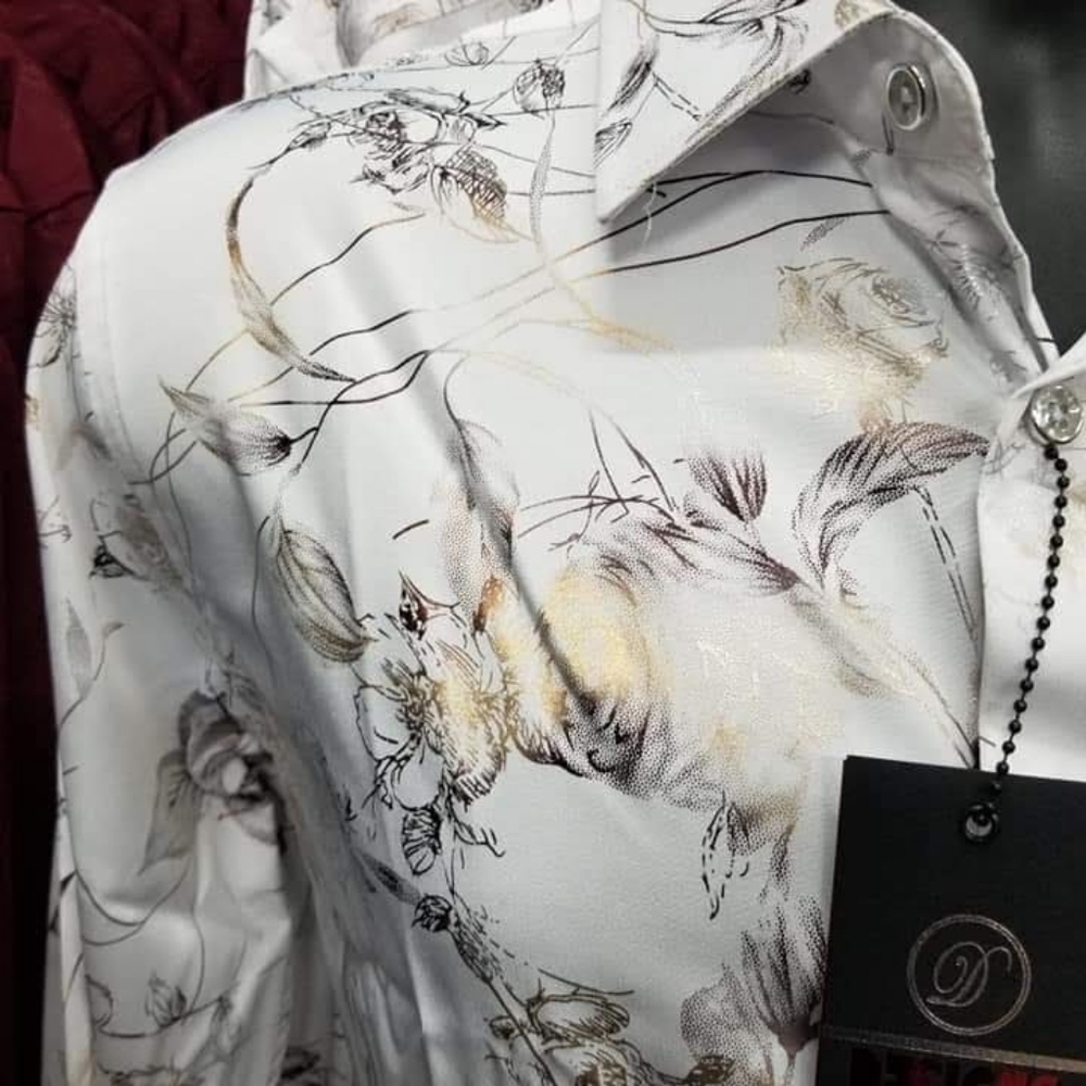 Rose Printed Pattern Shirt - Picture 4 of 4